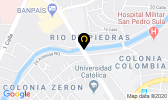Mapa de Little Feet Elementary School en San Pedro Sula