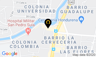 Mapa de Mccann Erickson en San Pedro Sula