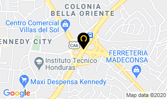 Mapa de Multi Construcciones en Tegucigalpa