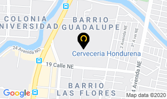 Mapa de NeÓn Honduras en San Pedro Sula