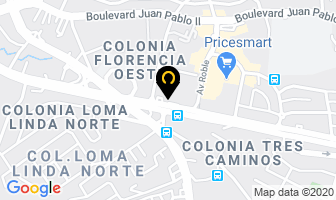 Mapa de Optica Popular en Tegucigalpa