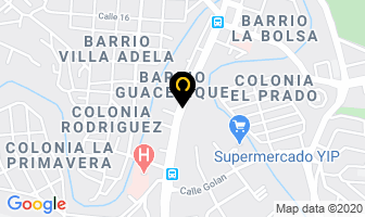Mapa de Percomer Distribuidores De Calzado en Tegucigalpa
