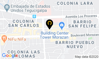 Mapa de Pizza House en Tegucigalpa