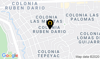 Mapa de Servicios Multiples Aleman en Tegucigalpa