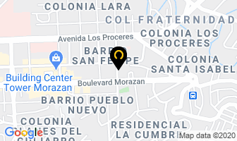 Mapa de Sistemas Digitales De Comunicaciones en Tegucigalpa