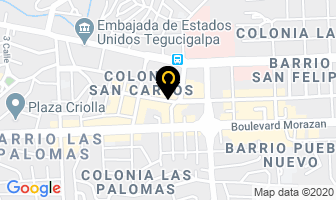 Mapa de Tecnoplanet en Tegucigalpa