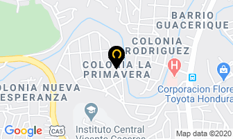 Mapa de Tecnovisual en Tegucigalpa