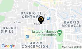 Mapa de Telecsa en Tegucigalpa