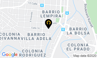 Mapa de Tica Bus en Tegucigalpa