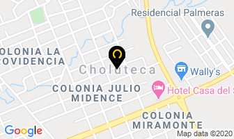 Mapa de Utiles Del Sur en Choluteca