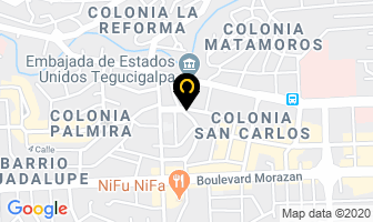 Mapa de Ventanales en Tegucigalpa