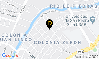 Mapa de Wcs en San Pedro Sula