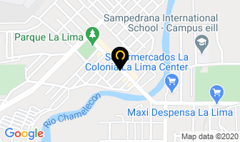 Mapa de Western Union en La Lima