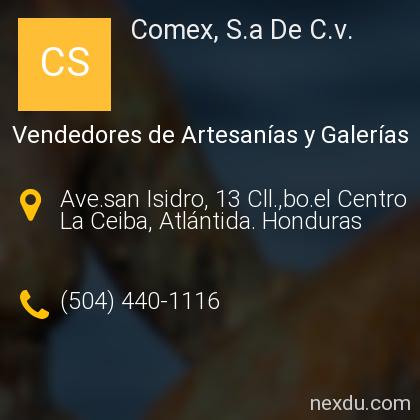 Comex,  De . en La Ceiba - Teléfonos y Dirección