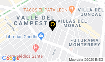 Mapa de A Sus Pies El Cuidado Podologo en León
