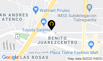 Mapa de Aaf International en Tlalnepantla de Baz