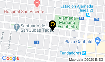 Mapa de Abastecedora Ceramica en Monterrey