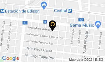 Mapa de Abastecedora Industrial De Refacciones en Monterrey