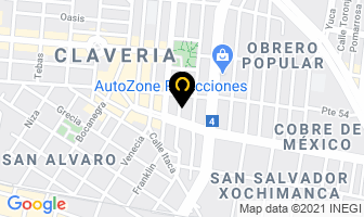 Mapa de Abg Ingenieria S.a De C.v en Ciudad de Mexico