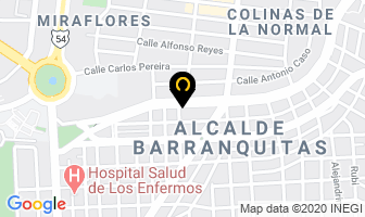 Mapa de Academia Altamirano en Guadalajara