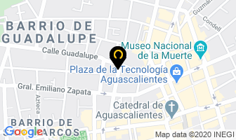 Mapa de Academias De Estetisismo Raquel en Aguascalientes