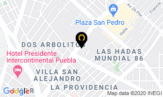 Mapa de Accesorios San Pedro en Puebla