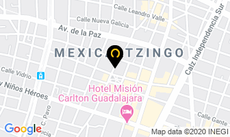 Mapa de Acero Inoxidable. en Guadalajara