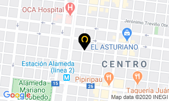Mapa de AcrÍlicos Guerrero en Monterrey