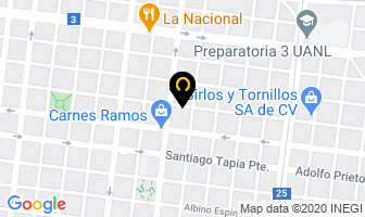 Mapa de AcrÍlicos Profesionales en Monterrey