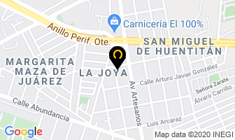 Mapa de Acrilicos Zion en Guadalajara