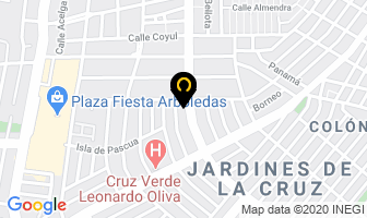 Mapa de Acumuladores Venegas en Guadalajara