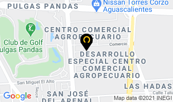 Mapa de Administradora Del C.c.comercial Agropecuario De Ags.a.c en Aguascalientes