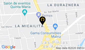 Mapa de Aeroflash en San Pedro Tlaquepaque
