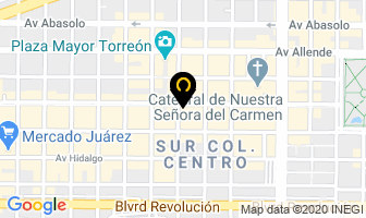 Mapa de Agencia De Viajes Turimar en Torreón