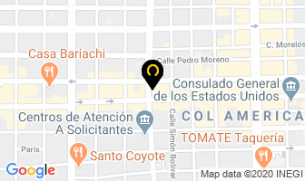 Mapa de Ahs en Guadalajara