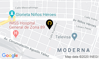 Mapa de Aislantes Y Empaques S.a. De C.v. en Guadalajara