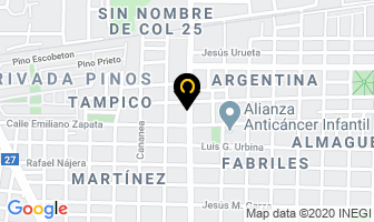 Mapa de Ajg Autopartes en Monterrey