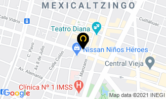 Mapa de Alal Rent A Car en Guadalajara