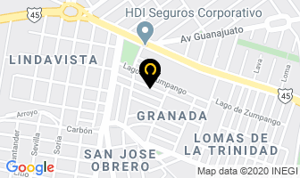 Mapa de Alambrados Del Bajio en León