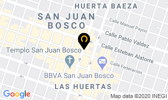Mapa de Albercas Y Servicios Gr. en Guadalajara