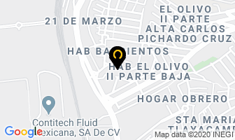 Mapa de Alcefax en Tlalnepantla de Baz