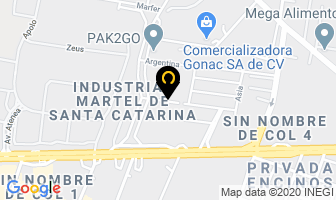 Mapa de Aldicon Logistica en Santa Catarina
