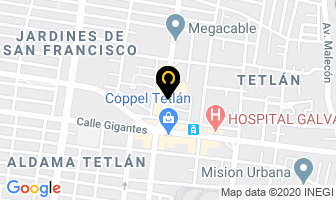 Mapa de Alexas Boutique en Guadalajara