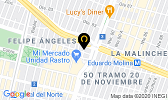 Mapa de Alfa - Omega Plomeros en Ciudad de Mexico