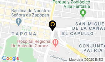 Mapa de Ali Smokings en Zapopan