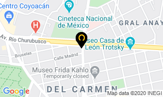 Mapa de Almacenes El Pardo S.a. De Cv en Ciudad de Mexico