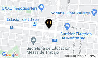 Mapa de Alpe Sa De Cv en Monterrey