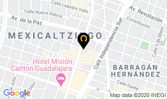Mapa de Alpro Rent A Car en Guadalajara