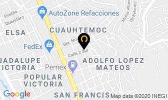 Mapa de Alquileres Meza en Oaxaca de Juárez