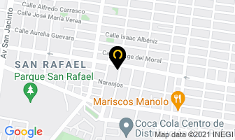 Mapa de Aluminio Vega Av en Guadalajara